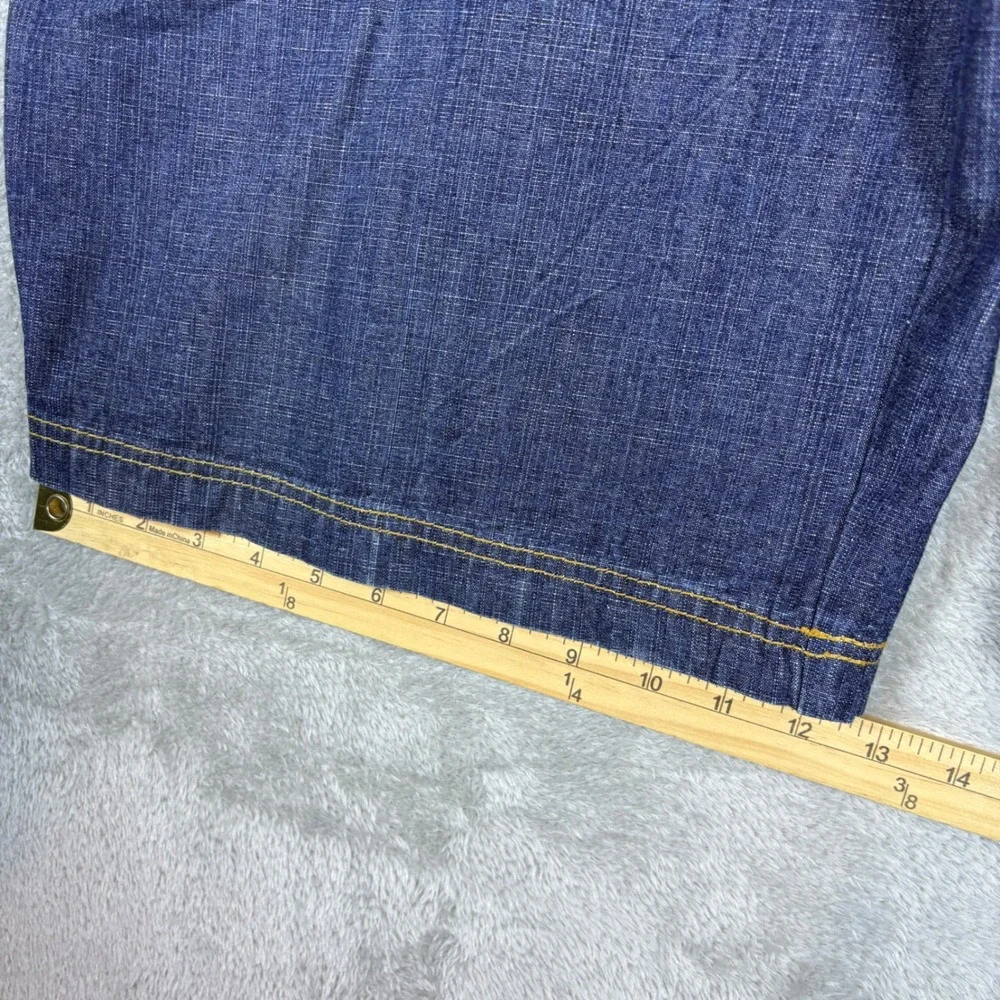FUBU Shorts Mens 38 The‎ Collection Carpenter Baggy Relaxed Denim Blue Y2K